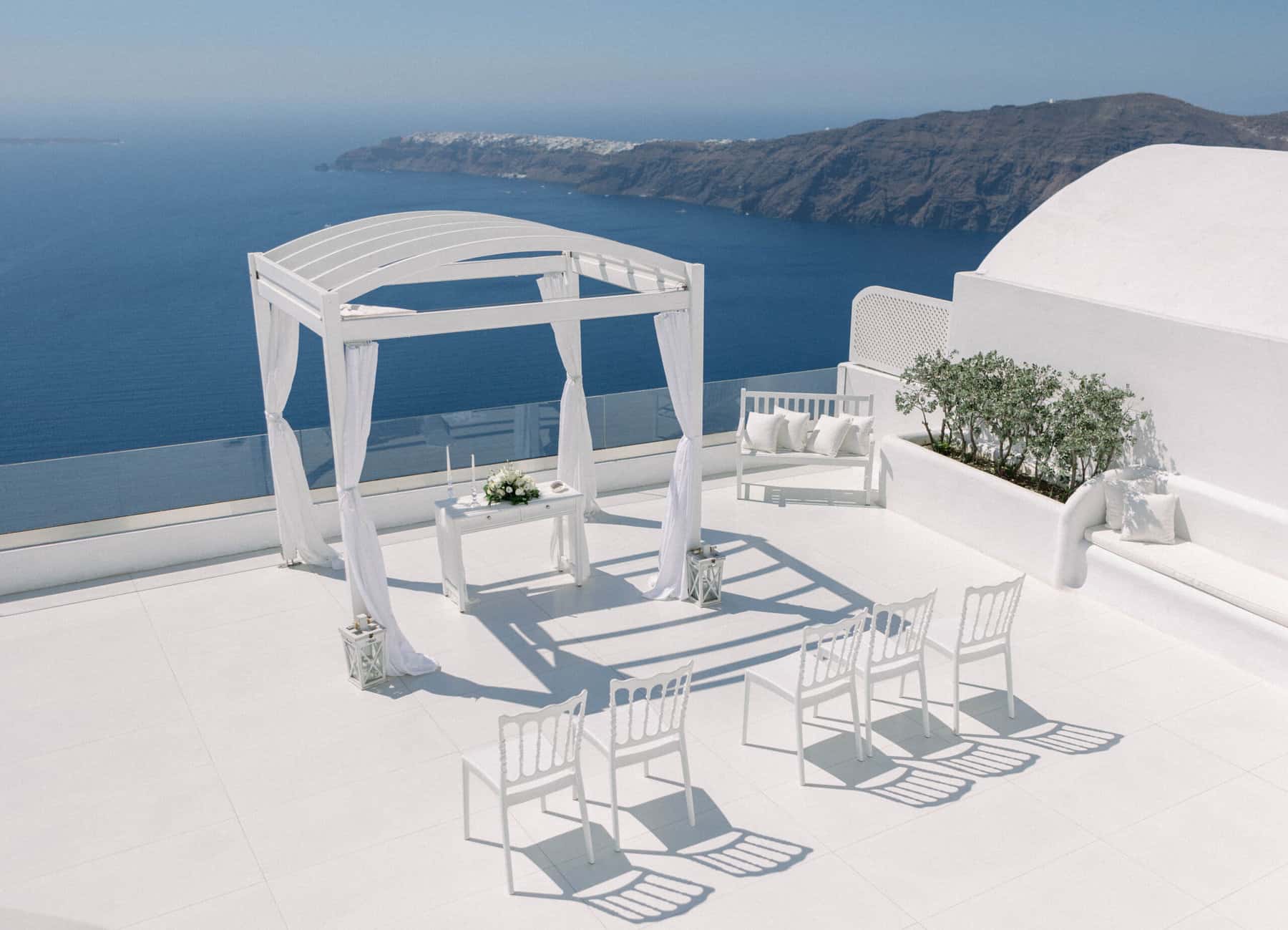 svatba Řecko Santorini Andromeda