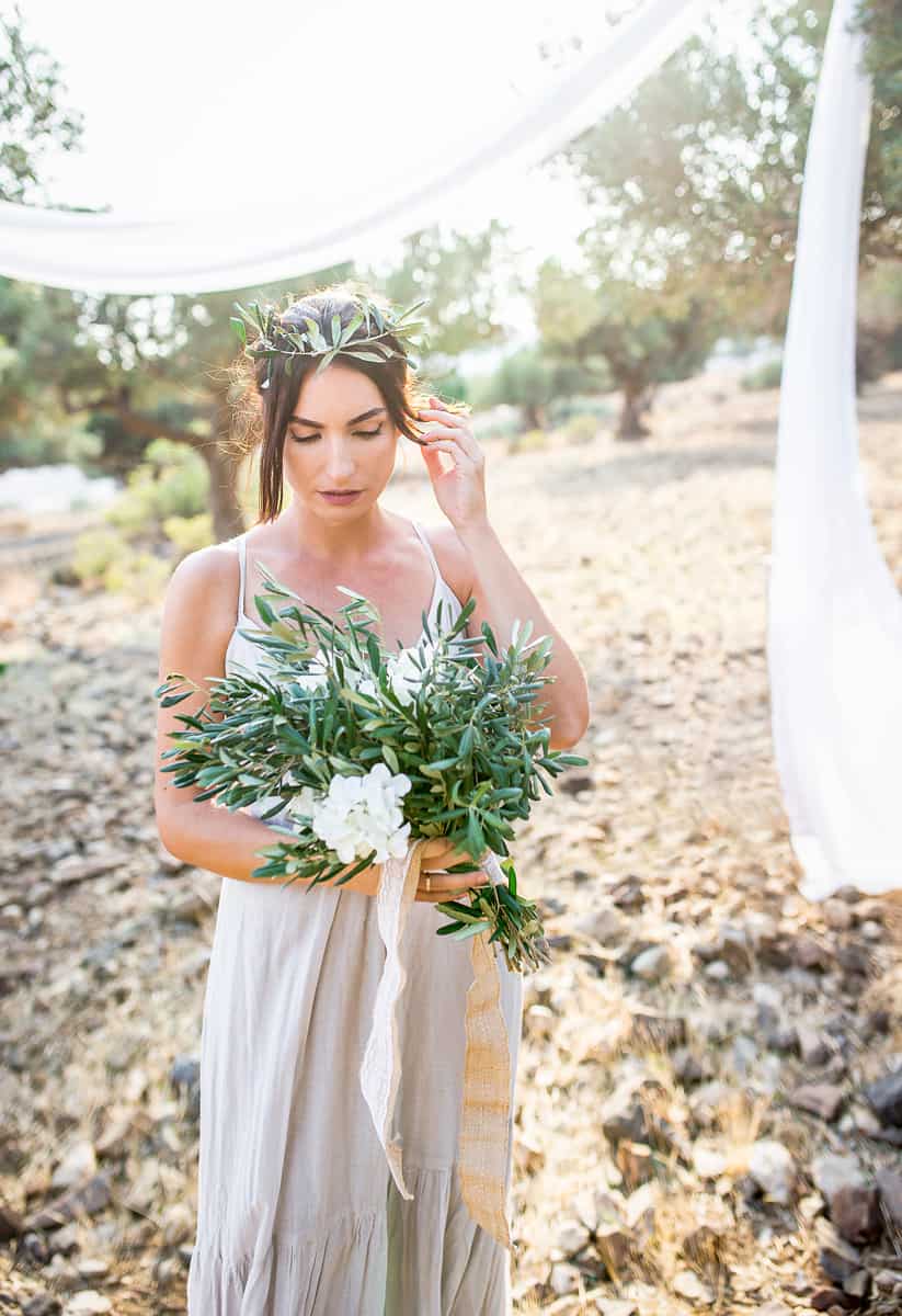 svatba Řecko Kos v olivovém háji