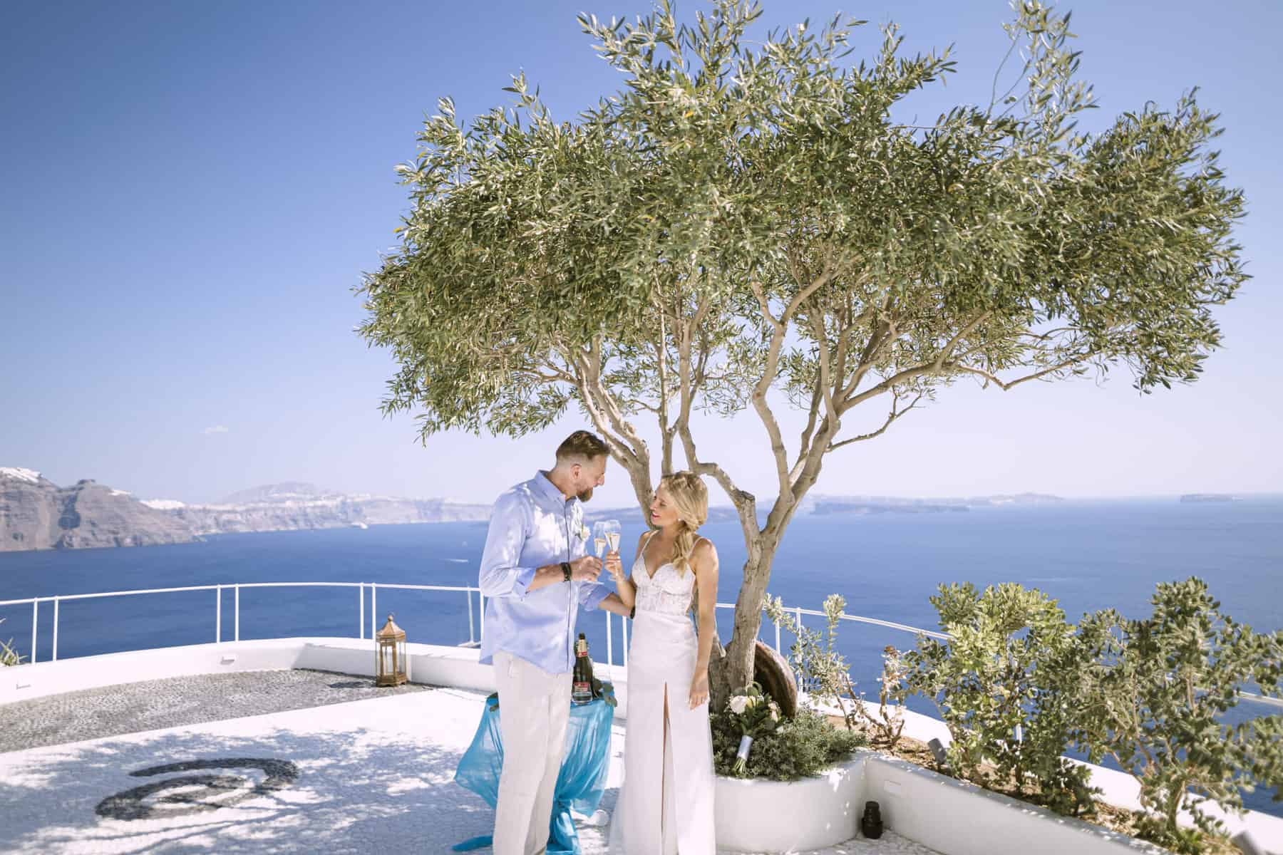 svatba Řecko Santorini Andronis