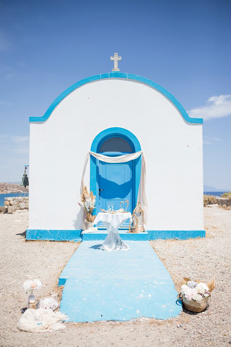 svatba Řecko Kos ostrůvek Kastri Kefalos