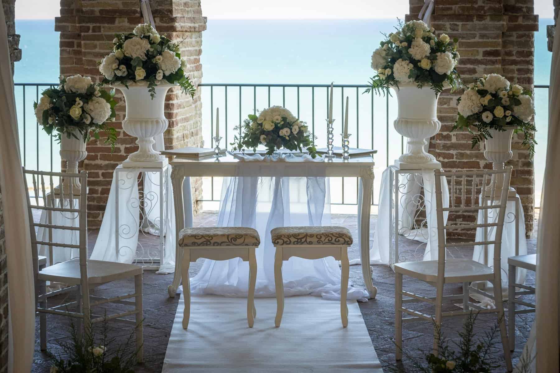 svatba v Itálii Palmová riviéra
