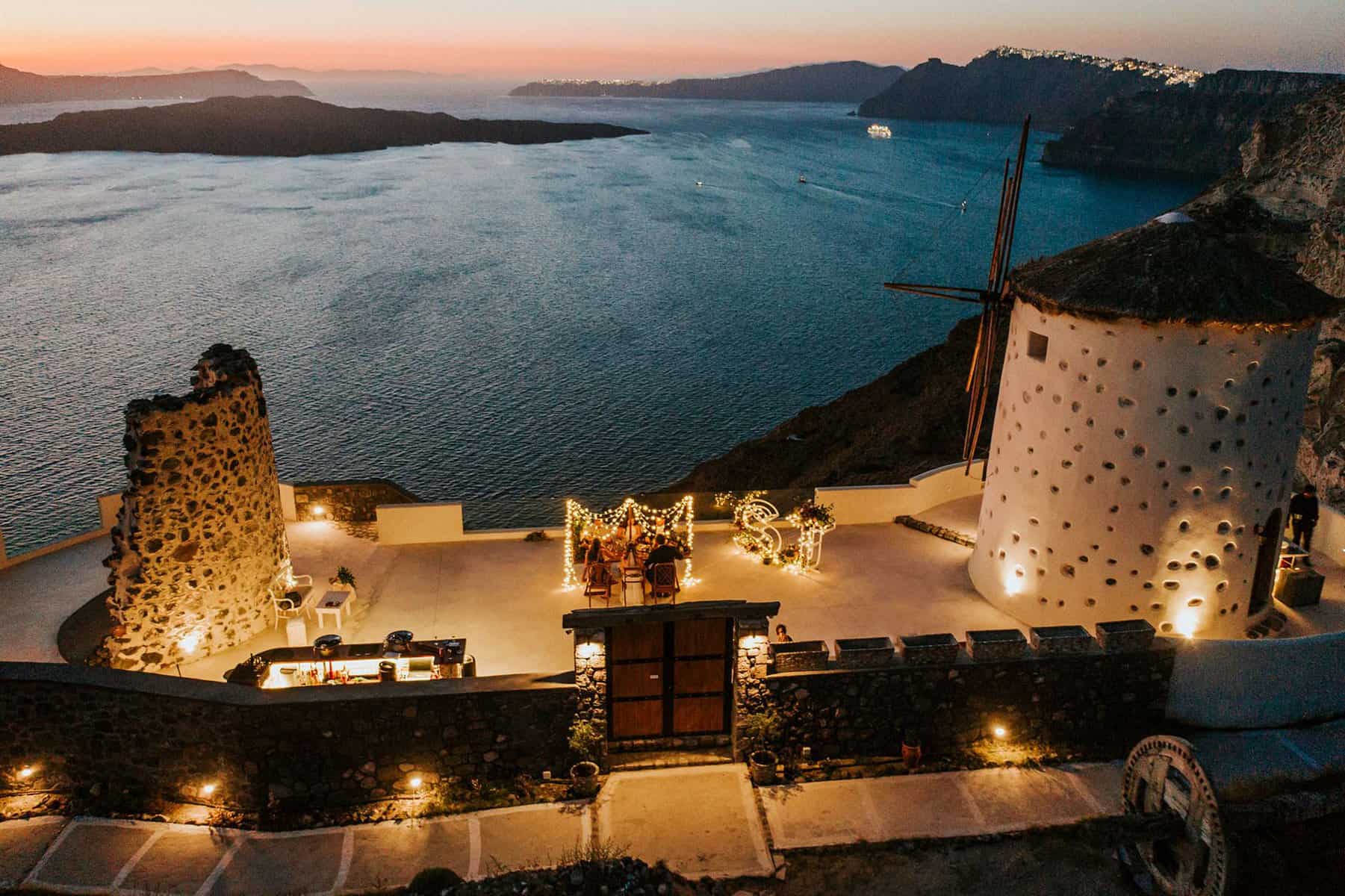 svatba Řecko Santorini El Viento