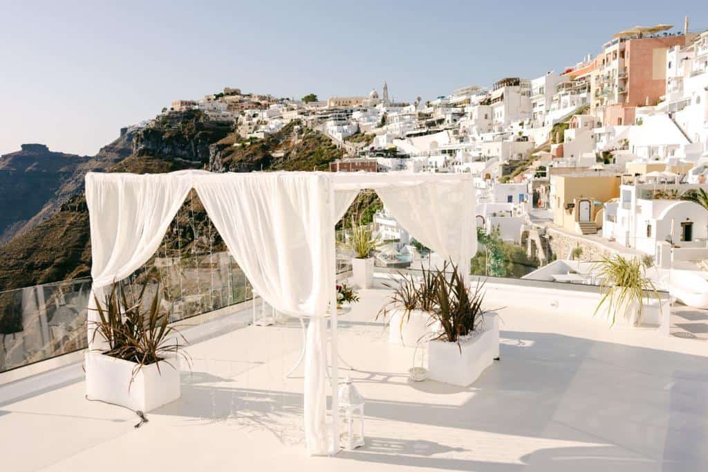 svatba Řecko Santorini Athina Luxury Suites