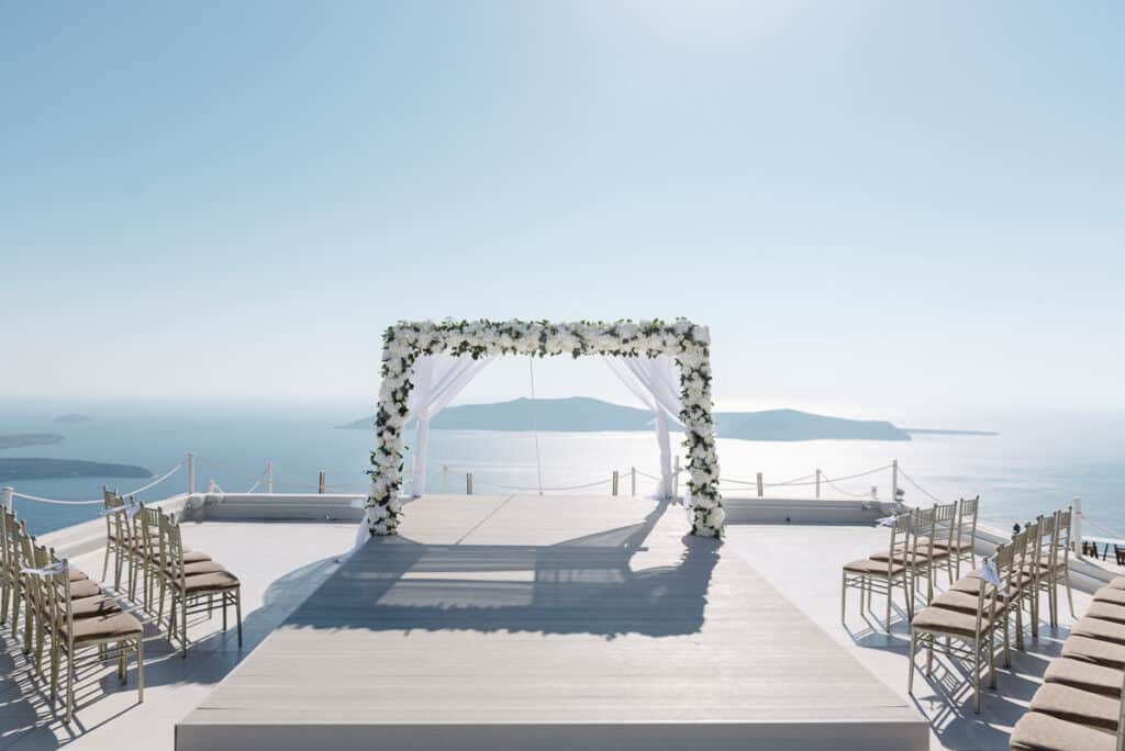 svatba Řecko Santorini La Maltese