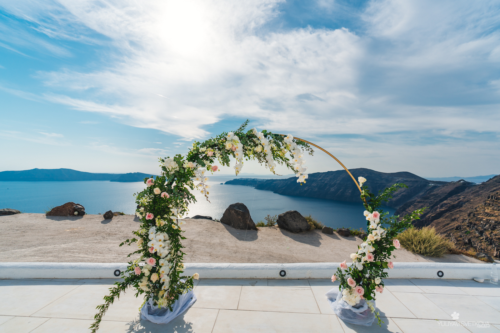 svatba Řecko Santorini Rocabella