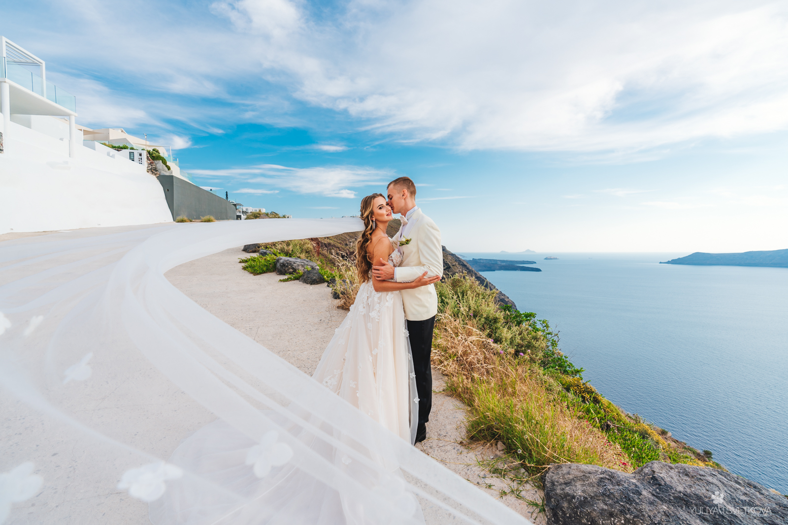 svatba Řecko Santorini Rocabella