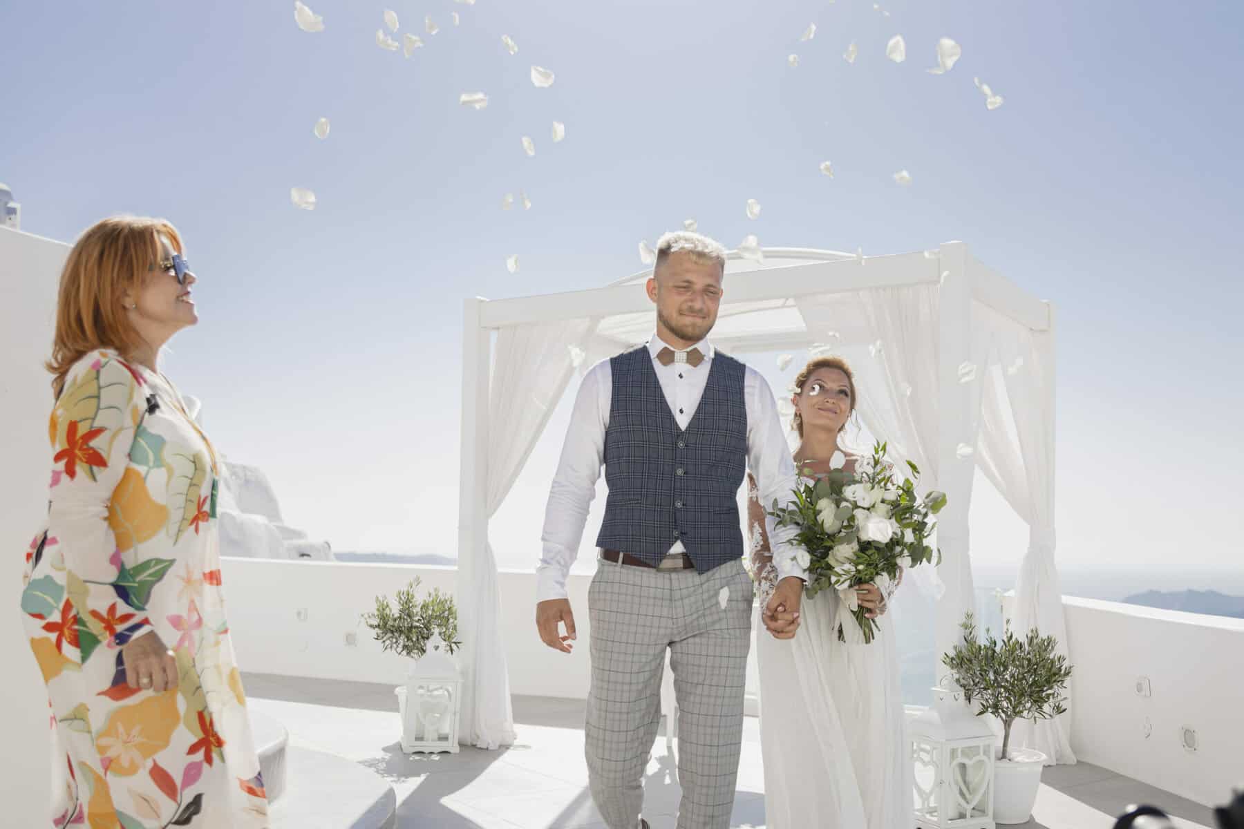 svatba Řecko Santorini Villa Irini