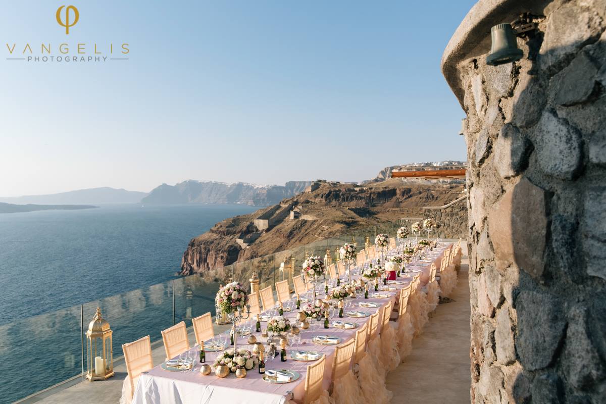 svatba Řecko Santorini Cavo Ventus