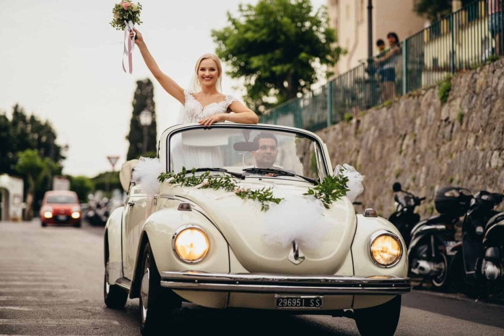 svatba v Itálii Amalfi v Ravellu