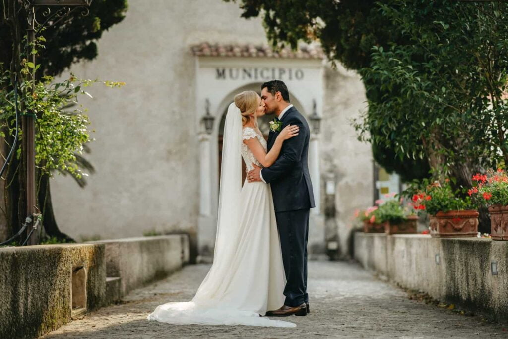 svatba v Itálii Amalfi v Ravellu