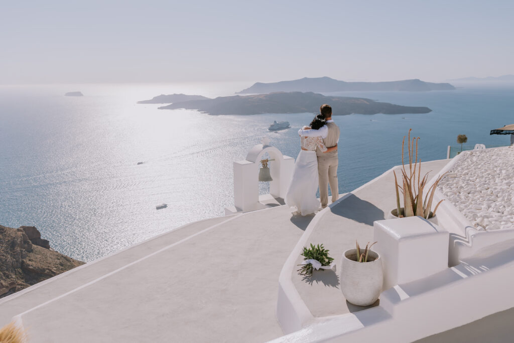 svatba v Řecku na Santorini