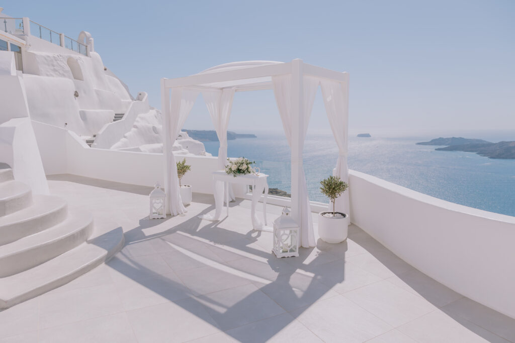 svatba v Řecku na Santorini