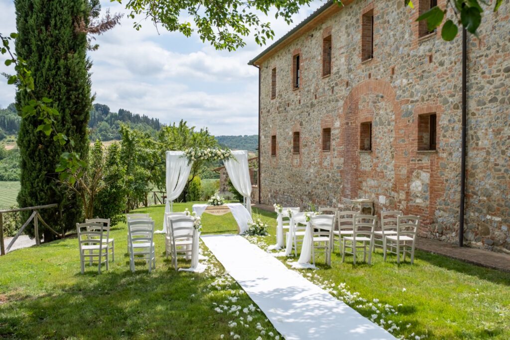 Svatba v Itálii v Toskánsku