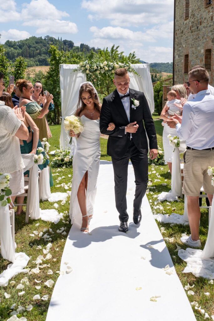 Svatba v Itálii v Toskánsku
