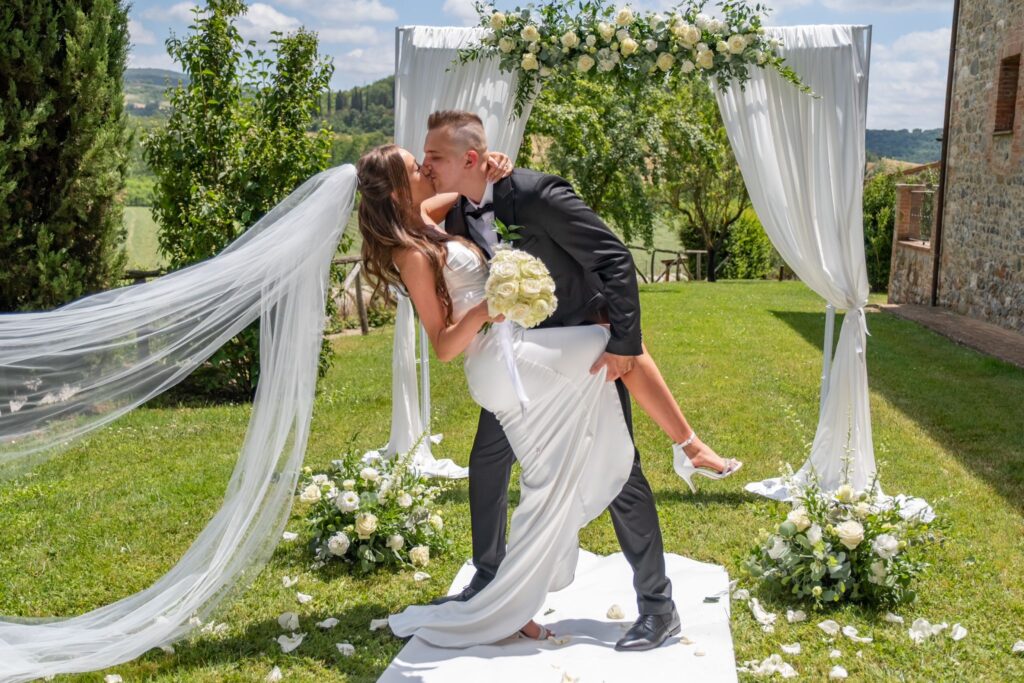 Svatba v Itálii v Toskánsku