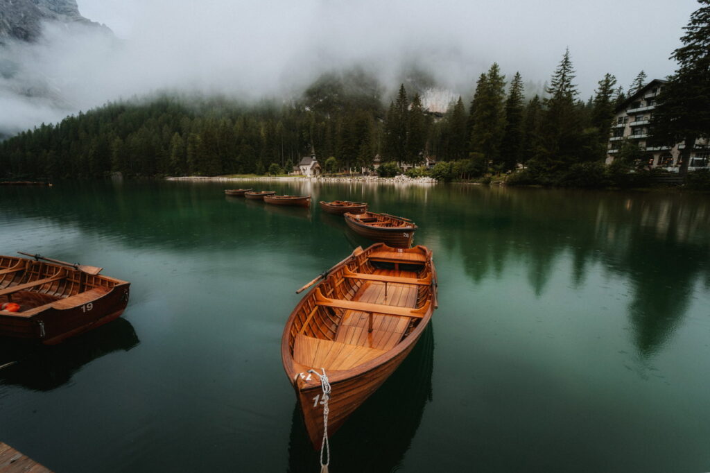 Svatba v Itálii u Lago di Braies