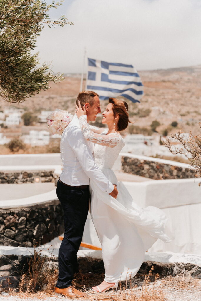 Svatba v Řecku na Santorini