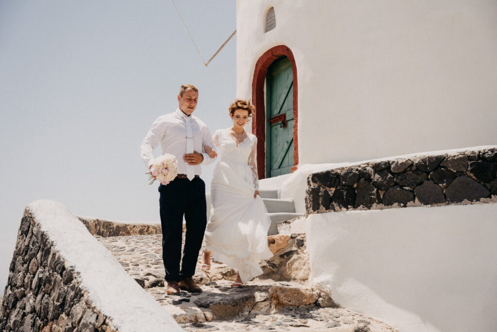 Svatba v Řecku na Santorini