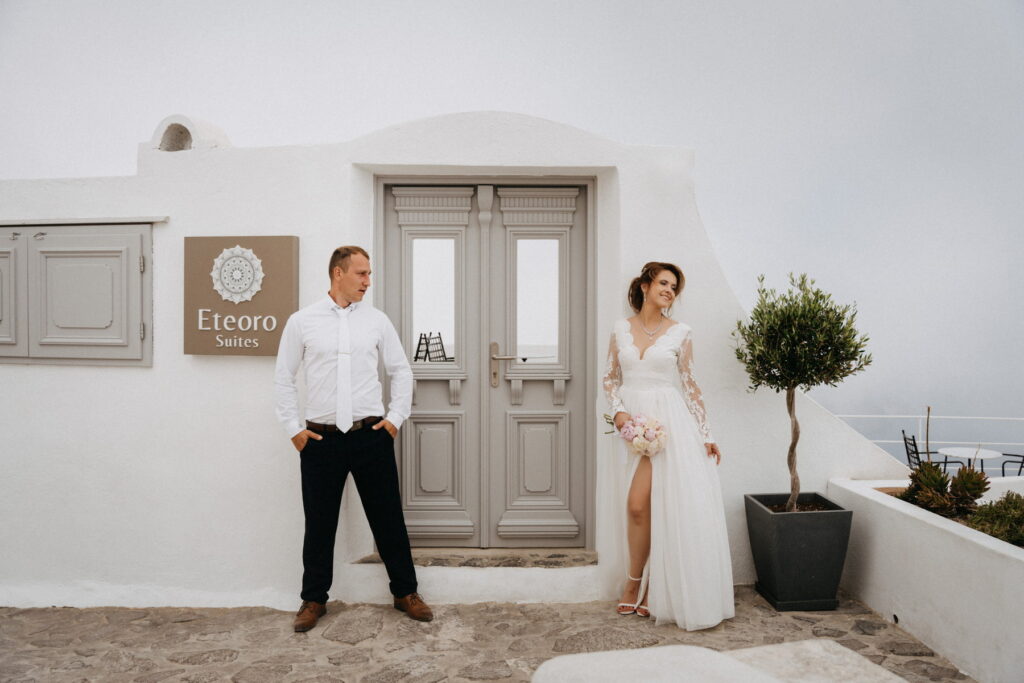 Svatba v Řecku na Santorini
