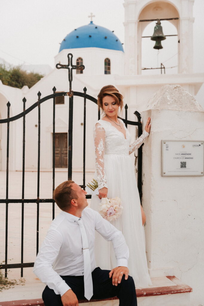 Svatba v Řecku na Santorini