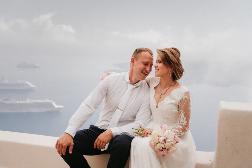 Svatba v Řecku na Santorini