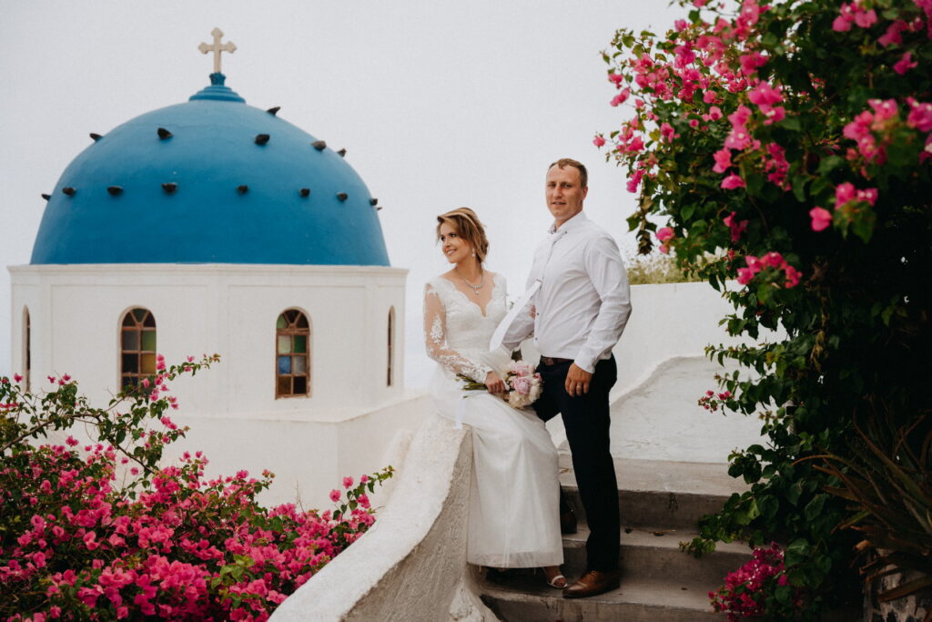 Svatba v Řecku na Santorini