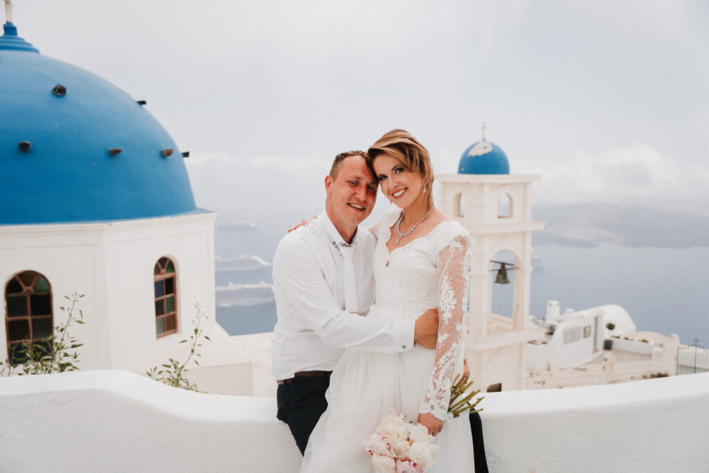 Svatba v Řecku na Santorini