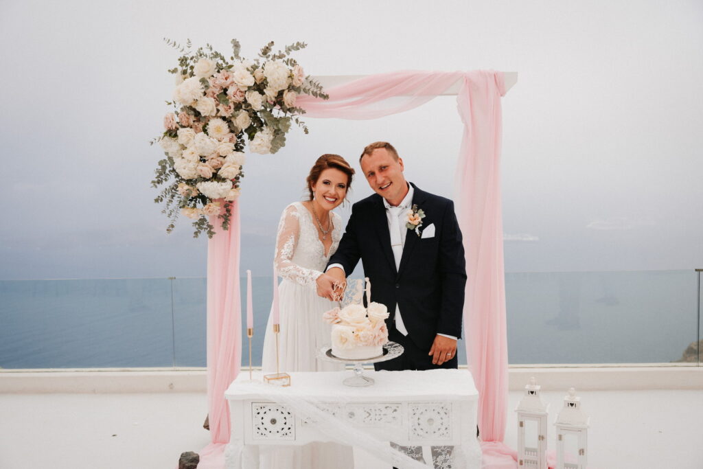 Svatba v Řecku na Santorini