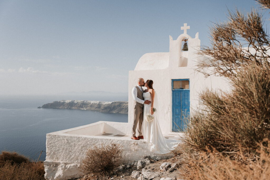 svatba v Řecku na Santorini