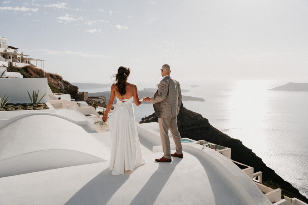 svatba v Řecku na Santorini