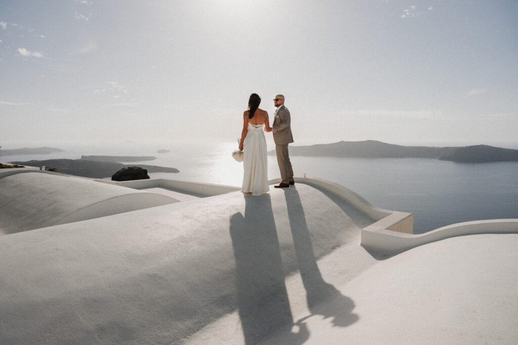 svatba v Řecku na Santorini