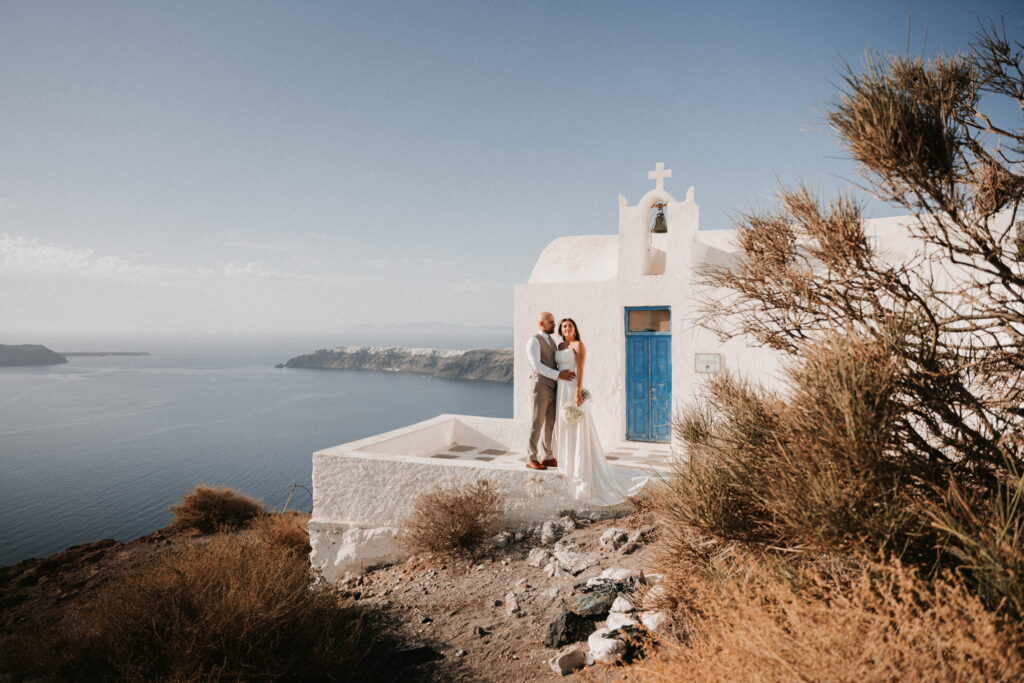 svatba v Řecku na Santorini