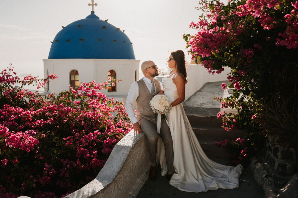 svatba v Řecku na Santorini