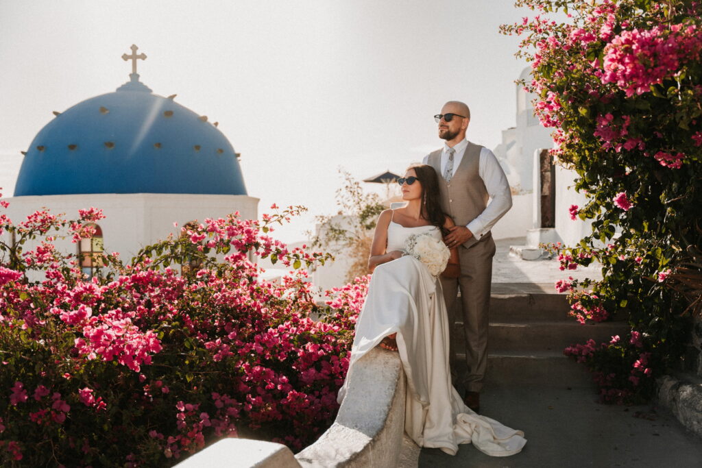 svatba v Řecku na Santorini