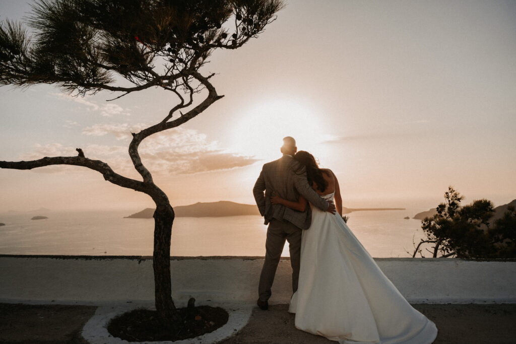 svatba v Řecku na Santorini