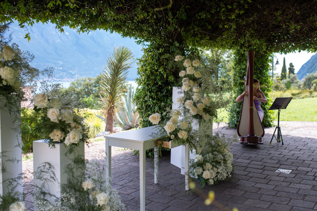 svatba v Itálii u jezera Lago di Garda