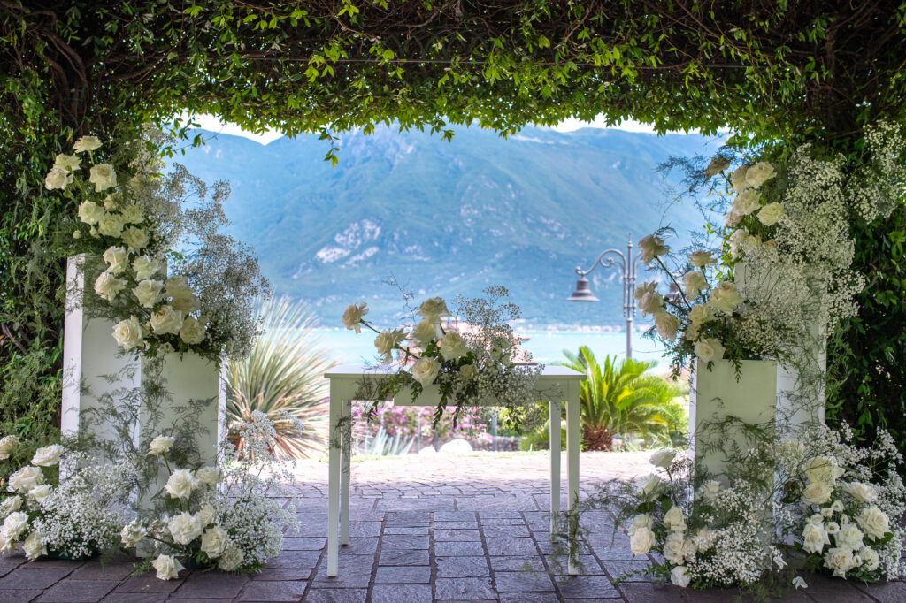 svatba v Itálii u jezera Lago di Garda
