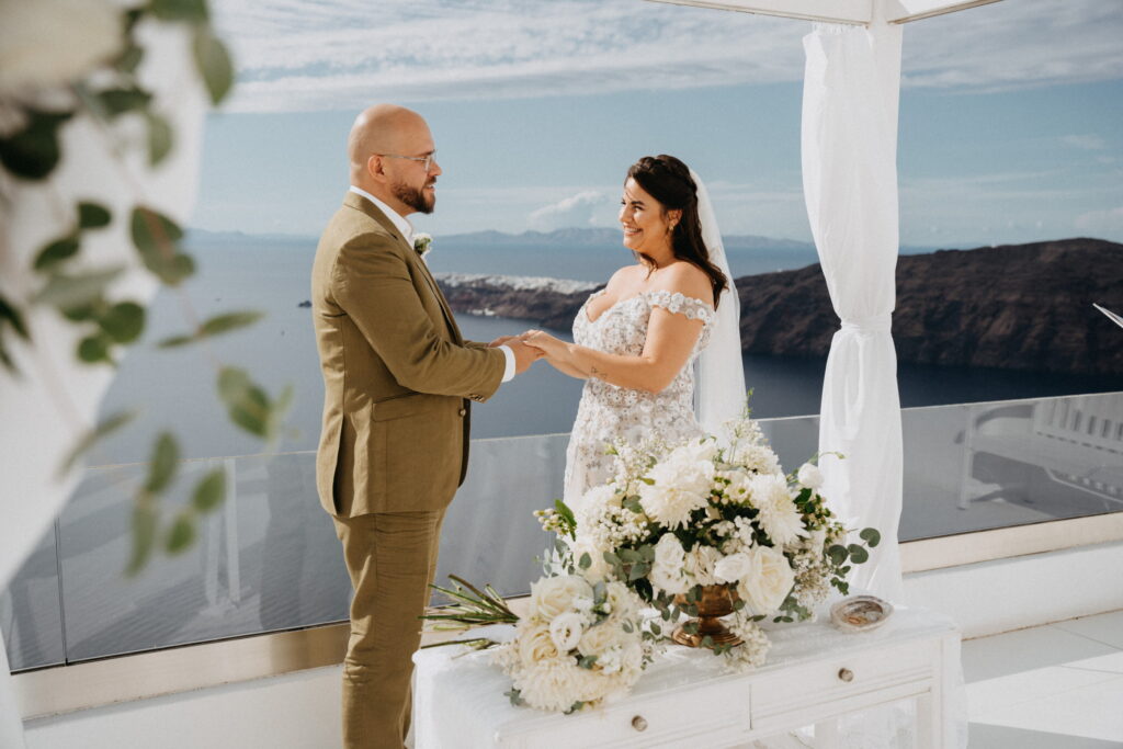 svatba v Řecku na Santorini