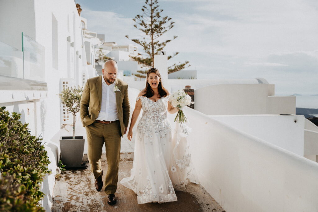 svatba v Řecku na Santorini
