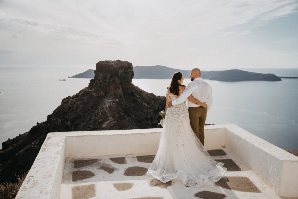 svatba v Řecku na Santorini
