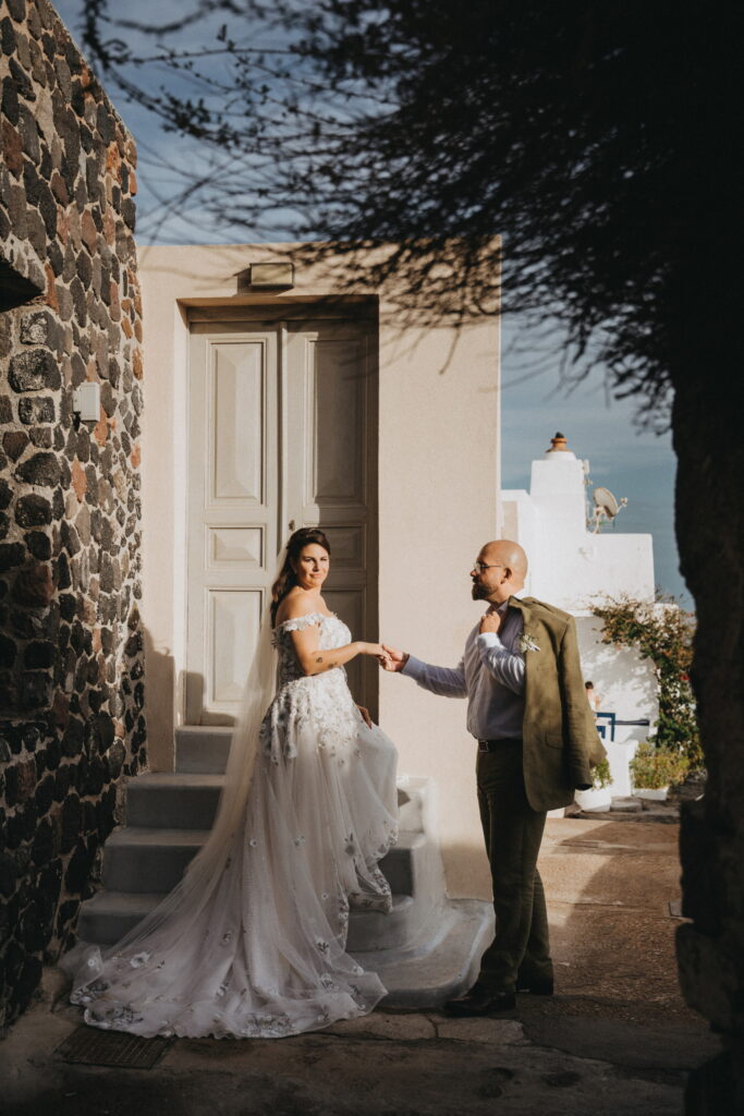 svatba v Řecku na Santorini