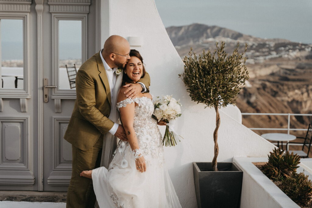svatba v Řecku na Santorini