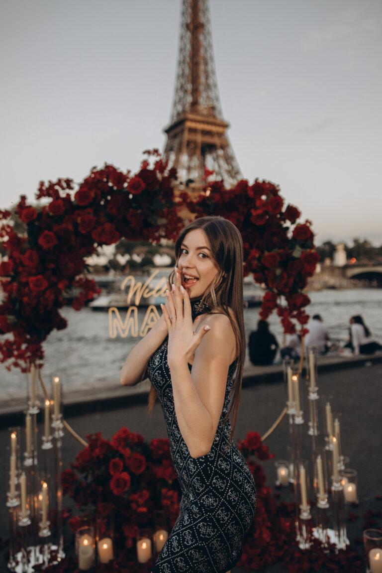 žádost o ruku v Paříži