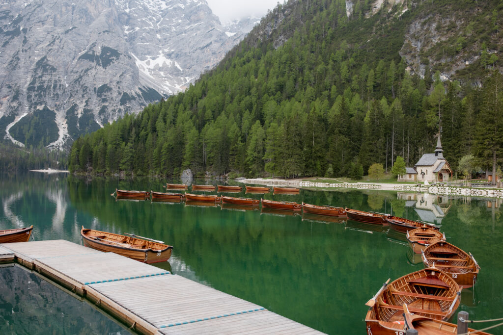svatba v Itálii u Lago di Braies