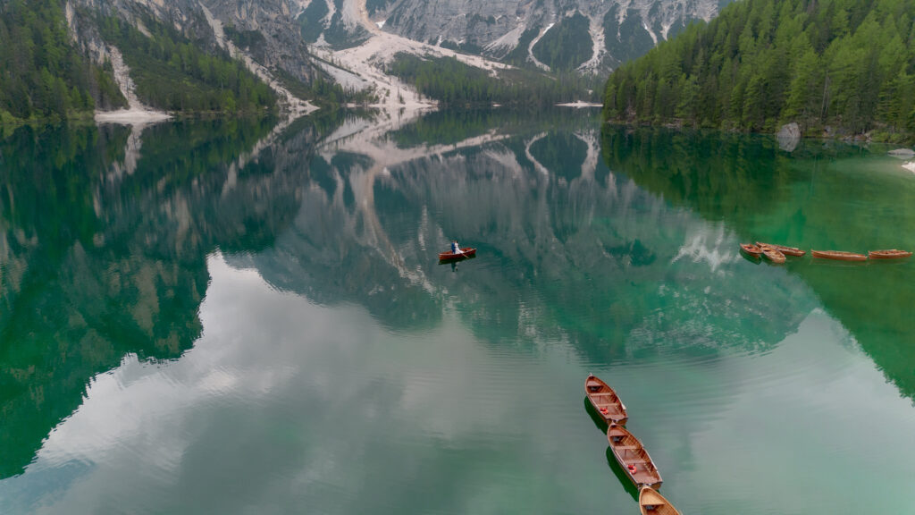 svatba v Itálii u Lago di Braies