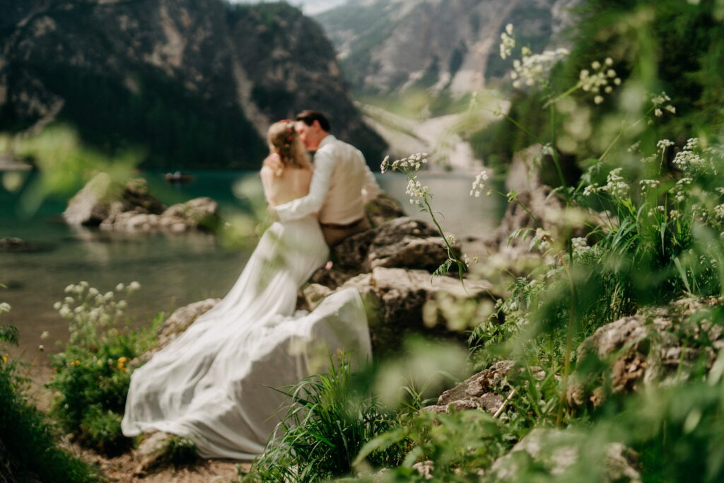 svatba v Itálii u Lago di Braies