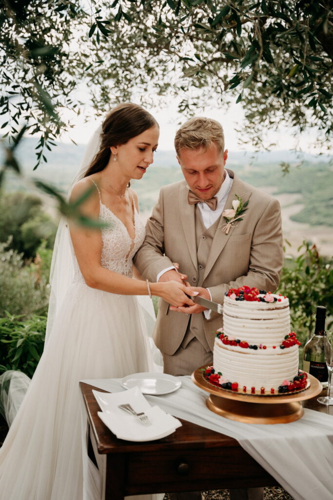 svatba v Itálii v Toskánsku