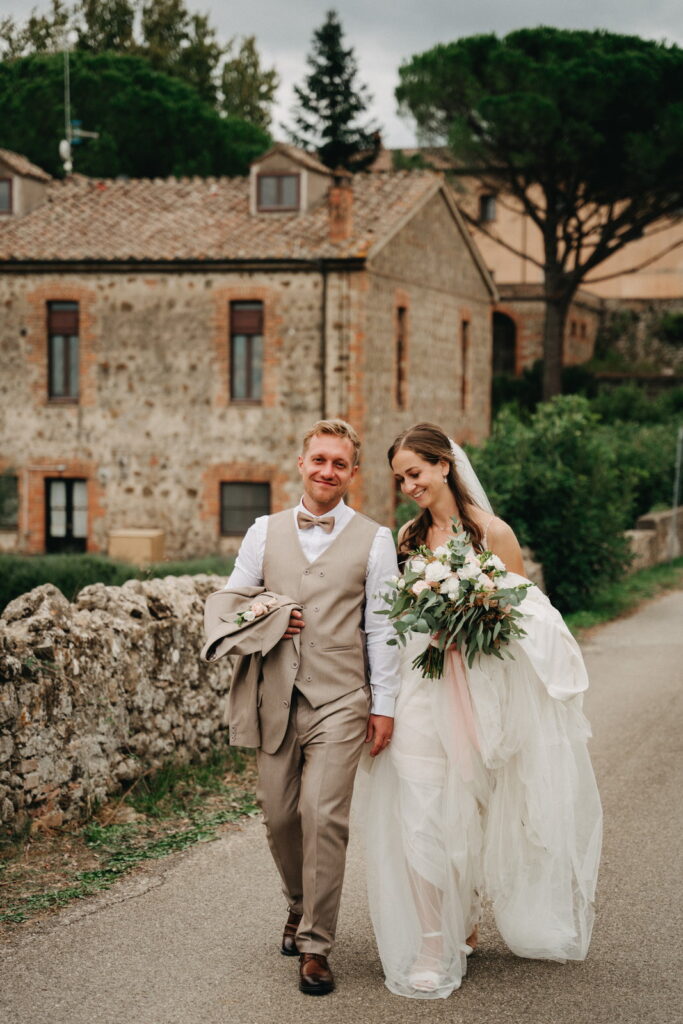 svatba v Itálii v Toskánsku