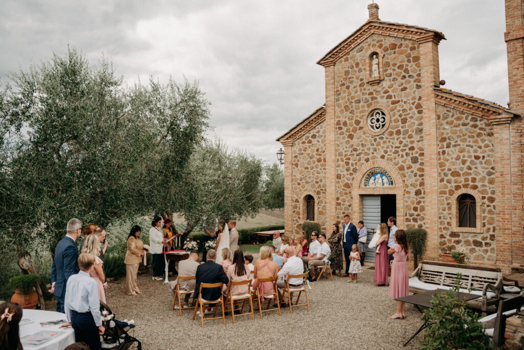 svatba v Itálii v Toskánsku