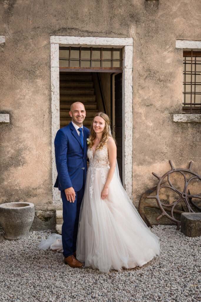 svatba v Itálii v jezera Lago di Garda v Torri del Benaco